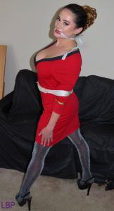 www.leggybondage.com - ANASTACIA MAYE STAR TREK HOSE HEELS ROPE SHEET thumbnail